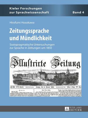 cover image of Zeitungssprache und Mündlichkeit